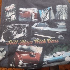 Newport blue classic car tee